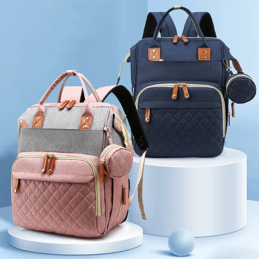 Portable Baby Travel Backpack with multifunctional storage, spacious compartments, and comfort-focused design for stress-free parenting on the go
