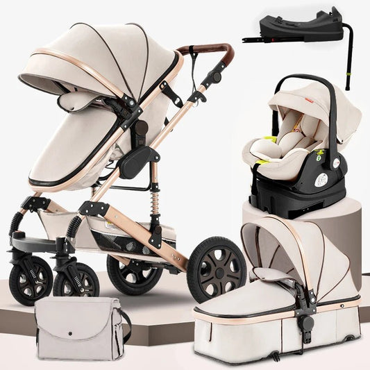 Premium Baby Travel Companion Stroller Car Seat and Carrycot Set offers 3-in-1 convenience for safe travel and versatile comfort.