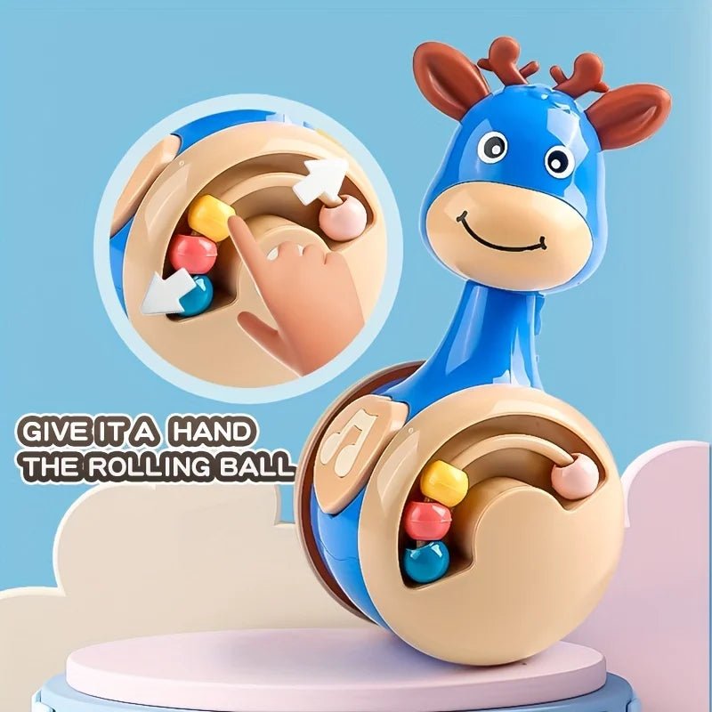 Roly Poly Baby Tumbler Toy – Early Development and Balance for Babies - Amiba