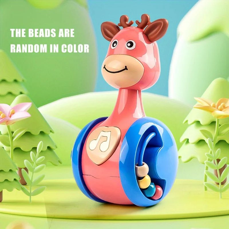 Roly Poly Baby Tumbler Toy – Early Development and Balance for Babies - Amiba