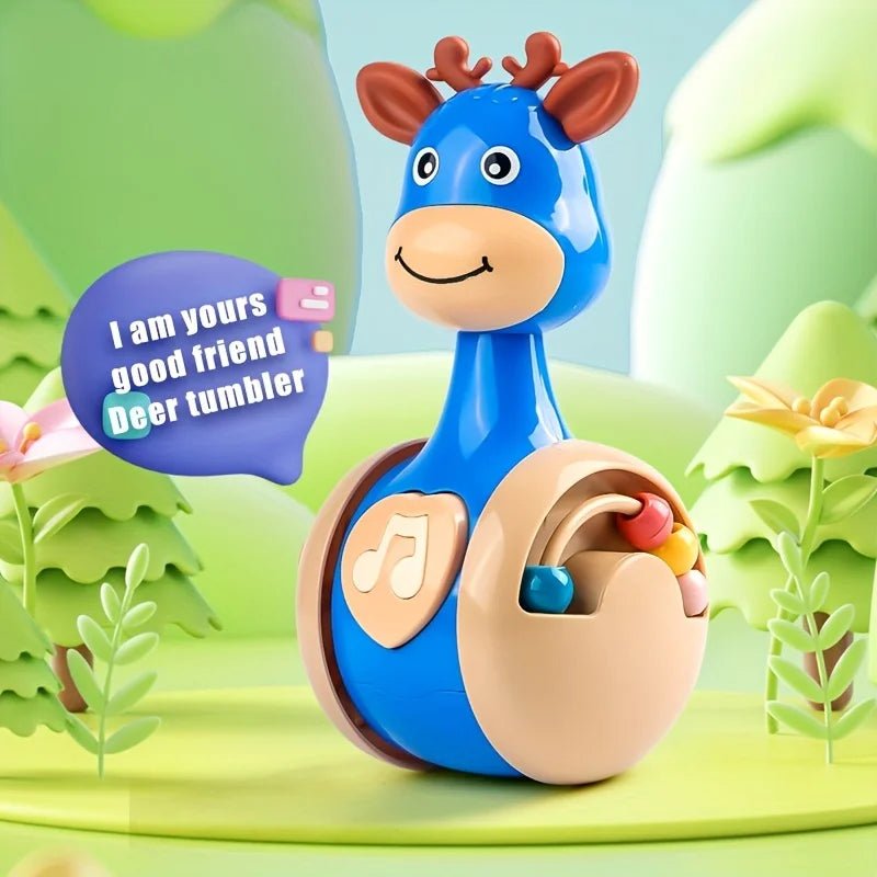 Roly Poly Baby Tumbler Toy – Early Development and Balance for Babies - Amiba