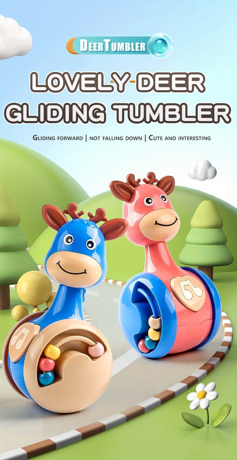 Roly Poly Baby Tumbler Toy – Early Development and Balance for Babies - Amiba