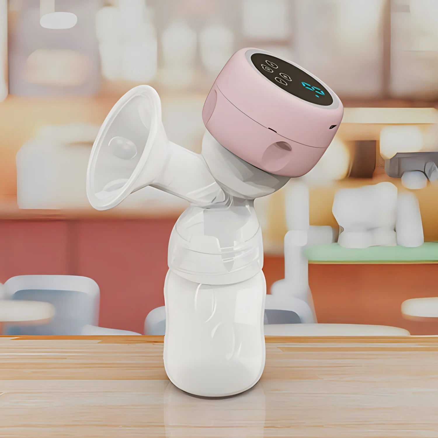 Silent Electric Nursing Pump offers discreet, quiet milk expression with efficient design for moms on the go.