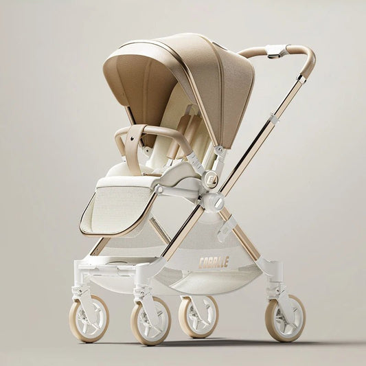 Smart Reversible Baby Stroller with Adjustable Comfort for Newborns to Toddlers - Amiba