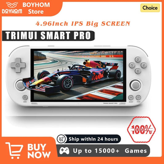 SmartPro Retro Game Console brings classic games with wireless controllers for smooth, nostalgic play at home or on the go.