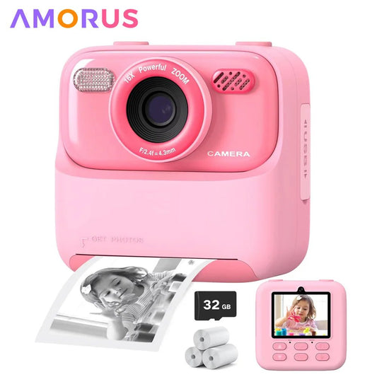 Snap and Print Kids Camera lets children capture instant photos and explore creativity with fun, easy-to-use features.