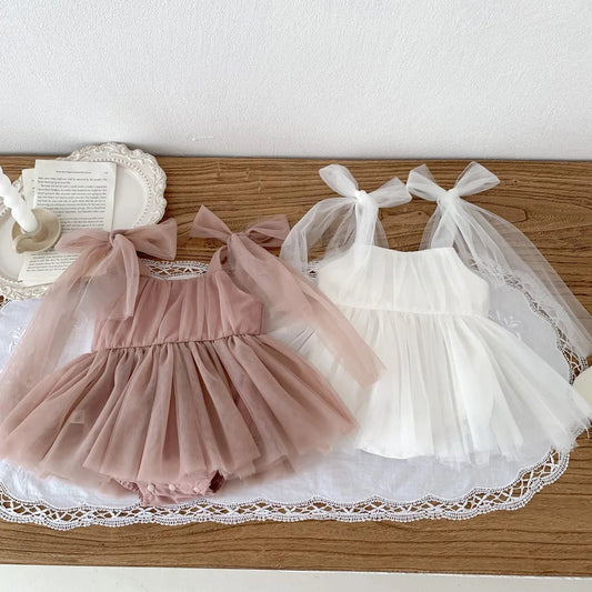 Stylish Summer Romper for Baby Girls Comfort and Fun - Amiba
