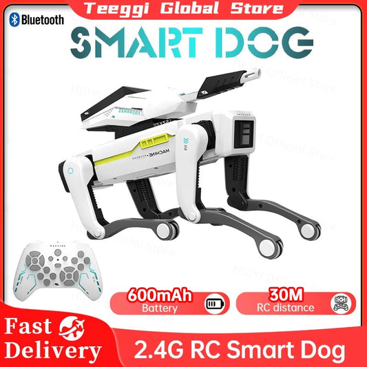 Teeggi Smart RoboDog with Interactive Commands and Educational Playtime - Amiba