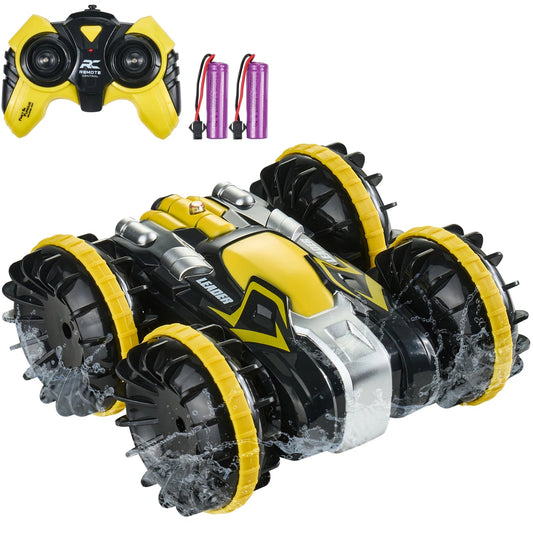 ThrillWave Amphibious RC Racer built for excitement with durable design that powers through land and water for endless adventure fun.