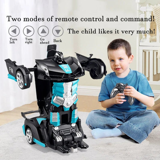 Transforming Remote Control Car with dual mode action designed for kids adventure play, combining creativity, speed, and endless fun.