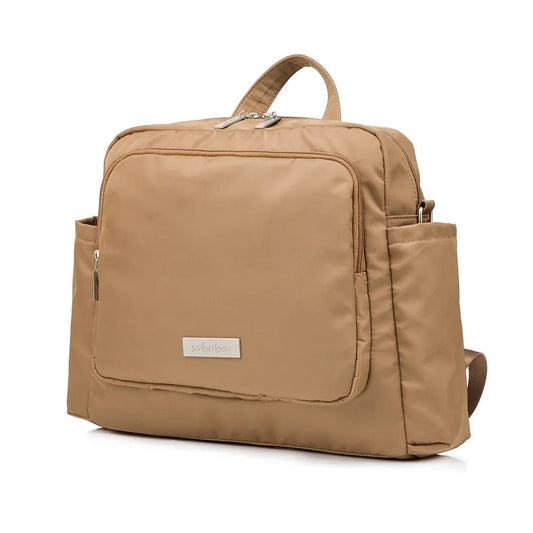 Ultimate Mommy Diaper Backpack with built-in changing station, insulated bottle pockets, and waterproof design for organized parenting ease.