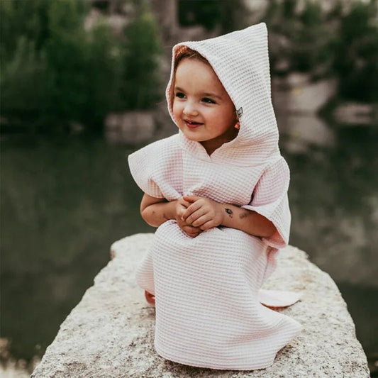 Ultra Soft Hooded Baby Towel designed for bath and beach time, offering gentle absorbent comfort and cozy warmth for newborns and toddlers.
