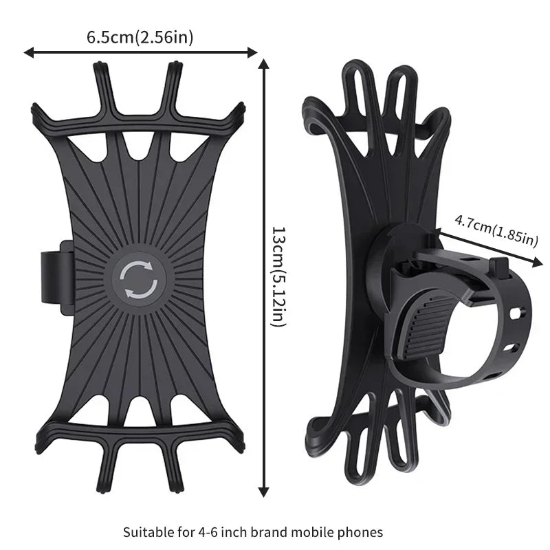 Universal Stroller Phone Holder designed for hands free use provides safety, stability, and easy device access while strolling with your baby.
