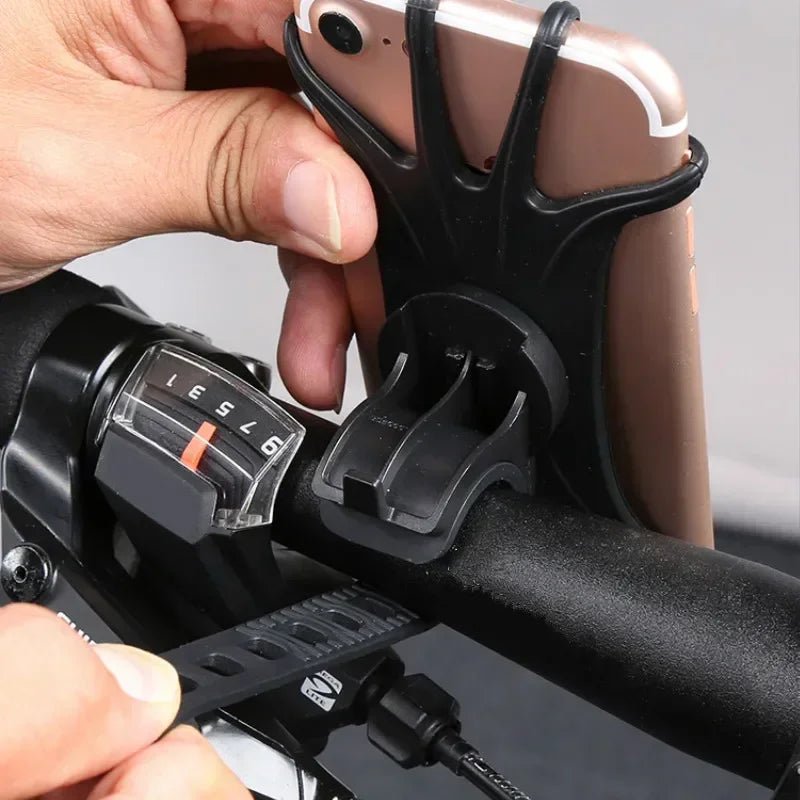 Universal Phone Holder for strollers ensures safe, hands free use of devices while keeping them secure and accessible during outdoor activities.