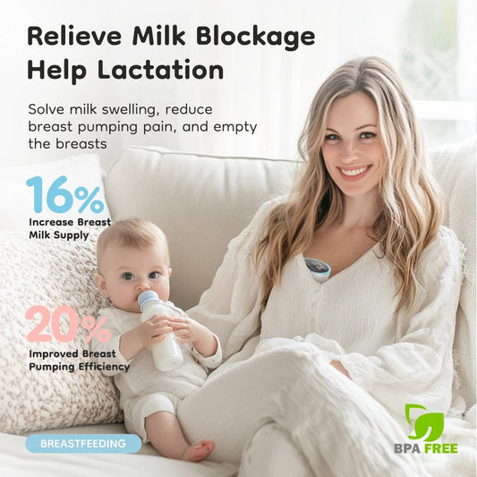 Wearable Hands-Free Nursing Pump offers moms quiet, portable comfort for efficient milk expression anytime, anywhere.